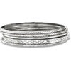 image:imageRossSimons Sterling Silver Jewelry Set 5 Bangle Braceletsno gemstone