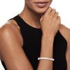 image:imageRossSimons Sterling Silver Spiraled Oval Bangle Braceletno gemstone