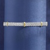 image:imageRossSimons Sterling Silver and 14kt Yellow Gold BismarkLink Bracelet