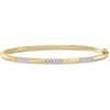 image:imageRossSimons 020 ct tw Diamond Bangle Bracelet in 18kt Gold Over SterlingDiamond