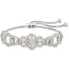 image:imageRossSimons 025 ct tw Diamond Openwork Bolo Bracelet in Sterling Silver