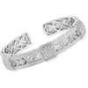 image:imageRossSimons 025 ct tw Diamond VintageStyle Cuff Bracelet in Sterling SilverDiamond
