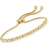 image:imageRossSimons 050 ct tw Diamond Cluster Bolo Bracelet in 18kt Gold Over Sterling