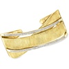 image:imageRossSimons 050 ct tw Diamond Crisscross Cuff Bracelet in 18kt Gold Over Sterling