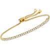 image:imageRossSimons 100 ct tw Diamond Bolo Bracelet in 14kt Yellow Gold