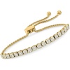 image:imageRossSimons 100 ct tw Diamond Cluster Bolo Bracelet in 18kt Gold Over Sterling