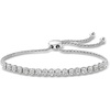image:imageRossSimons 100 ct tw Diamond Cluster Bolo Bracelet in Sterling Silver