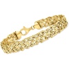 image:imageRossSimons 10kt Yellow Gold Interlocking Link Braceletno gemstone