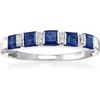 image:imageRossSimons 140 ct tw Sapphire Ring With Diamonds in Sterling SilverSapphire