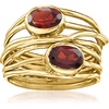 image:imageRossSimons 160 ct tw Garnet Highway Ring in 18kt Gold Over SterlingGarnet