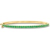 image:imageRossSimons 170 ct tw Emerald Bangle Bracelet in 18kt Gold Over SterlingEmerald