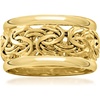 image:imageRossSimons 18kt Yellow Gold Wide Byzantine RingNo Gemstone