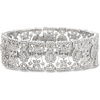 image:imageRossSimons 300 ct tw Diamond Floral Bracelet in Sterling SilverDiamond