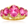 image:imageRossSimons 450 ct tw Gemstone 5Stone Ring in 18kt Gold Over SterlingTopaz