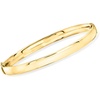 image:imageRossSimons 6mm 18kt Gold Over Sterling Oval Bangle Braceletno gemstone