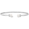 image:imageRossSimons Charles Garnier 556mm Cultured Pearl Cuff Bracelet With Czs in Sterling Silver 75 inches