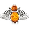 image:imageRossSimons Gem Bumblebee Ring in SilverAmber