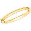 image:imageRossSimons Italian 10kt Yellow Gold Oval Bangle Braceletno gemstone