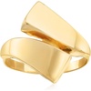 image:imageRossSimons Italian 14kt Yellow Gold Bypass Ring Size 6