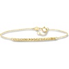 image:imageRossSimons Italian 14kt Yellow Gold Curved Bar Braceletno gemstone