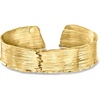 image:imageRossSimons Italian 18kt Gold Over Sterling Lined Cuff Braceletno gemstone