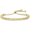 image:imageRossSimons Italian 18kt Gold Over Sterling Mesh Bolo Bracelet
