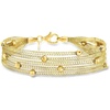 image:imageRossSimons Italian 18kt Gold Over Sterling MultiStrand Mesh Braceletno gemstone