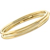 image:imageRossSimons Italian 22kt Gold Over Sterling Jewelry Set 3 Polished Bangle Braceletsno gemstone