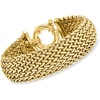 image:imageRossSimons Italian 22kt Gold Over Sterling Silver Riso Braceletno gemstone