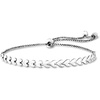 image:imageRossSimons Italian Sterling Silver HeartLink Bolo Bracelet