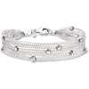 image:imageRossSimons Italian Sterling Silver MultiStrand Mesh Braceletno gemstone