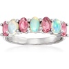 image:imageRossSimons Opal and 90 ct tw Pink Tourmaline Ring in Sterling SilverOpal