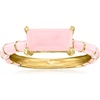 image:imageRossSimons Pink Opal and Pink Enamel Ring in 18kt Gold Over SterlingOpal