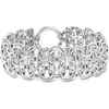 image:imageRossSimons Sterling Silver MultiCircle Link Braceletno gemstone