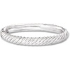 image:imageRossSimons Sterling Silver Spiraled Oval Bangle Braceletno gemstone