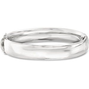 image:imageRossSimons 12mm Sterling Silver Bangle Braceletno gemstone