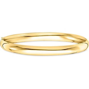 image:imageRossSimons 14kt Yellow Gold Polished Bangle Braceletno gemstone