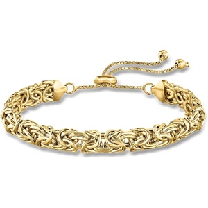 image:imageRossSimons 18kt Gold Over Sterling Silver Byzantine Bolo Bracelet