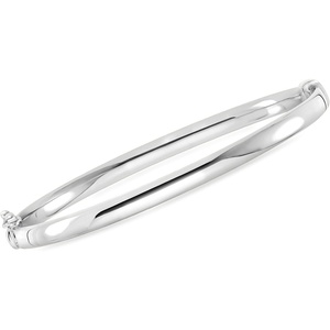 image:imageRossSimons 4mm Sterling Silver Bangle Braceletno gemstone