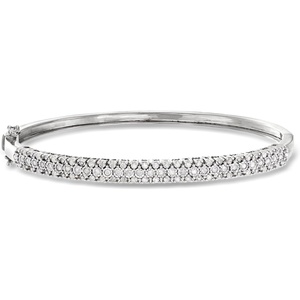 image:imageRossSimons 75 ct tw Diamond Bangle Bracelet