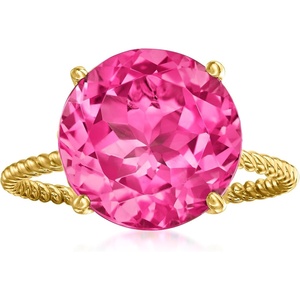 image:imageRossSimons Gemstone Twist Rope Ring in 14kt Yellow GoldTopaz