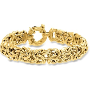 image:imageRossSimons Italian 18kt Gold Over Sterling Byzantine Braceletno gemstone