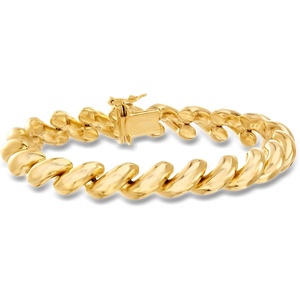image:imageRossSimons Italian 18kt Gold Over Sterling Silver San Marco Braceletno gemstone
