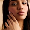 image:imagePure Collection by RossSimons 030 Carat Garnet Ring With Diamonds in 14kt Yellow GoldGarnet
