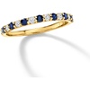 image:imageRossSimons 030 ct tw Sapphire and 24 ct tw Diamond Ring in 14kt Yellow GoldSapphire