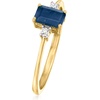 image:imageRossSimons 050 Carat Sapphire Ring With Diamonds in 10kt Yellow GoldSapphire