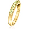 image:imageRossSimons 050 ct tw Peridot Ring in 18kt Gold Over SterlingPeridot