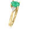 image:imageRossSimons 060 Carat Emerald Ring With Diamonds in 14kt Yellow GoldEmerald