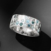 image:imageRossSimons 070 ct tw Tonal Blue Topaz Ring in Sterling SilverTopaz