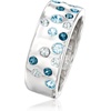 image:imageRossSimons 070 ct tw Tonal Blue Topaz Ring in Sterling SilverTopaz